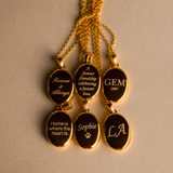 Oval Photo Locket Necklace